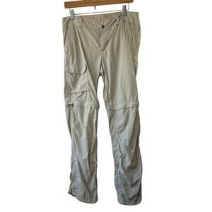Columbia Lightweight Khaki Tan Convertible Pants Women's Size 10